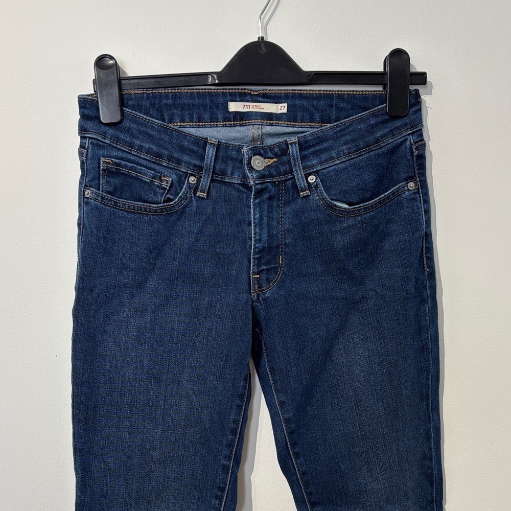 Levi's 711 Women's Skinny Jeans - Dark Blue